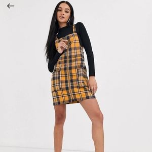 Superdry Check Pinafore Dress